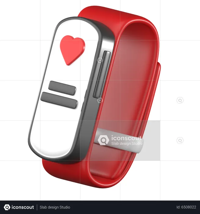 Fitness Band  3D Icon