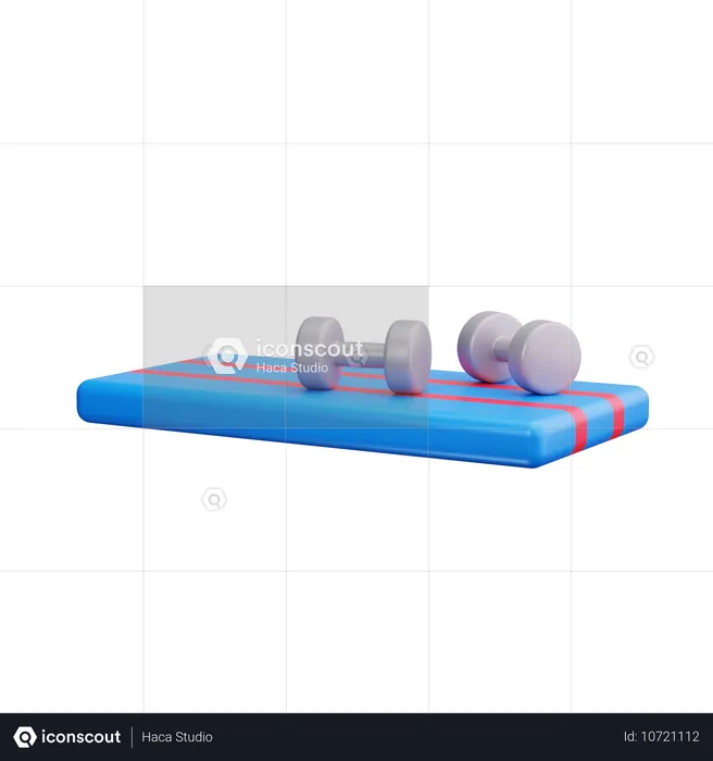 Fitness Center  3D Icon