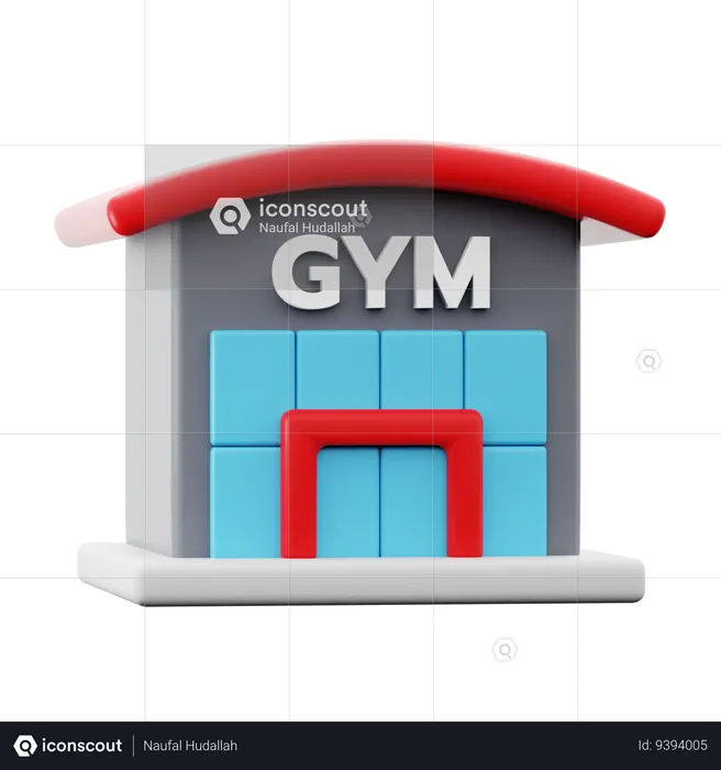 Fitness Gym  3D Icon