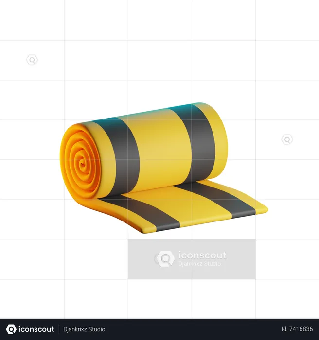 Fitness Mat  3D Icon