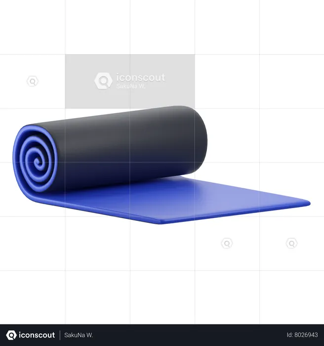 Fitness Mat  3D Icon