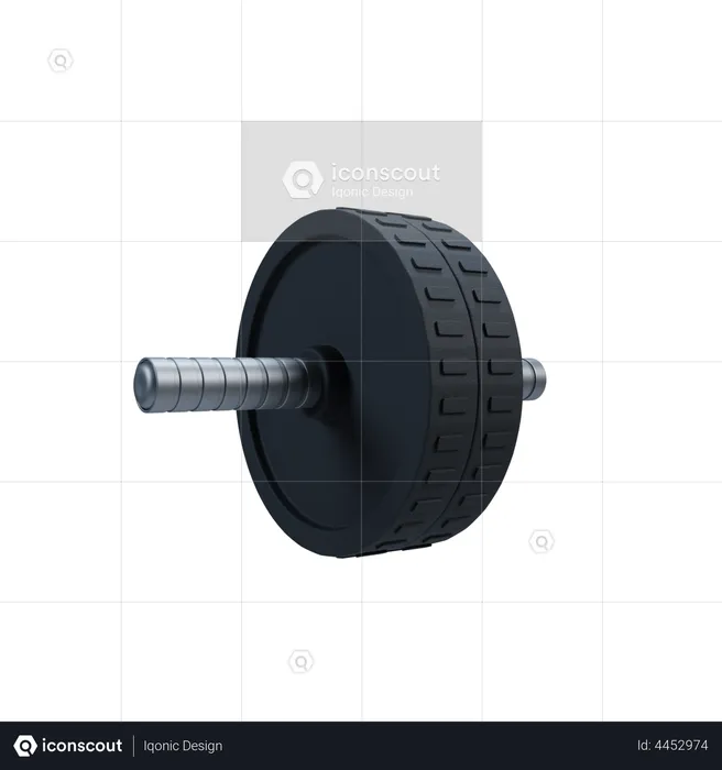 Fitnessrolle  3D Illustration