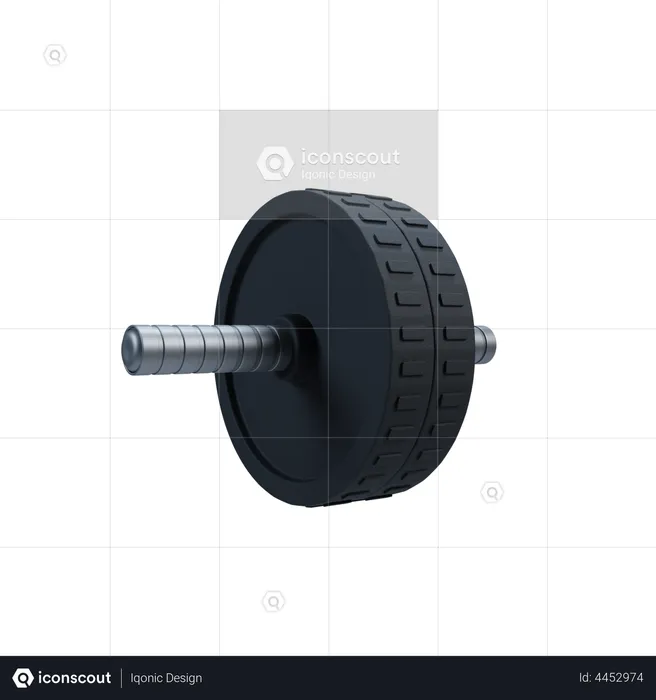 Fitness Roller  3D Illustration