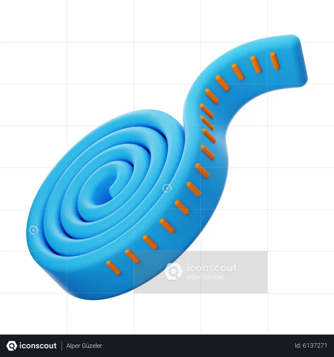 Fitness Tape  3D Icon