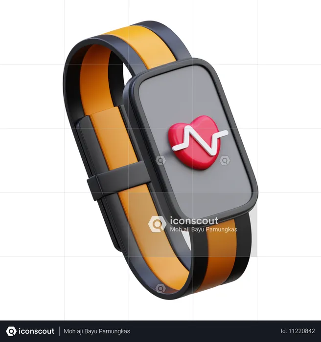 Fitness-Tracker  3D Icon