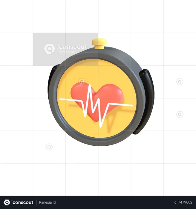 Fitness Tracker  3D Icon