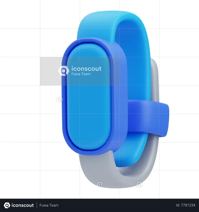 Fitness Tracker Watch  3D Icon