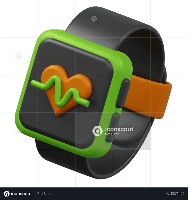 Fitness Watch  3D Icon