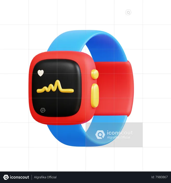 Fitness Watch  3D Icon