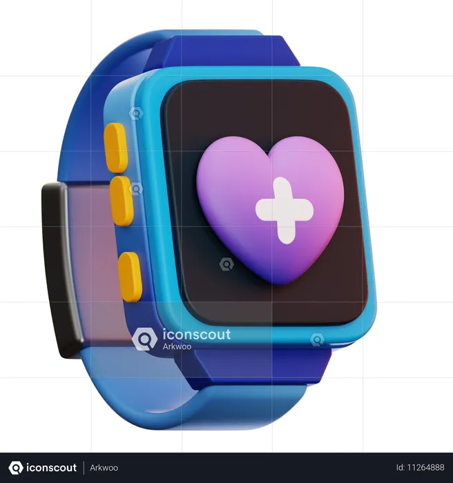 Fitness Watch  3D Icon