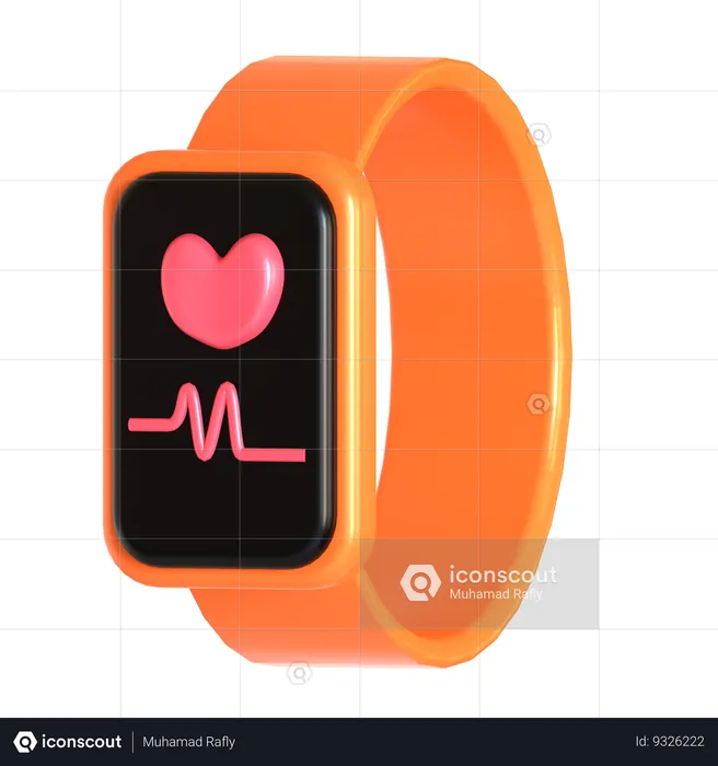 Fitness Watch  3D Icon