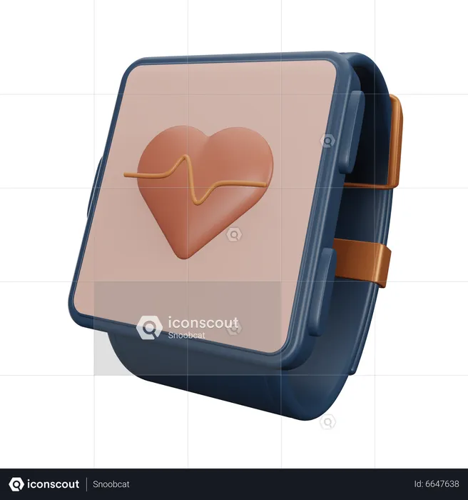 Fitnessarmband  3D Icon