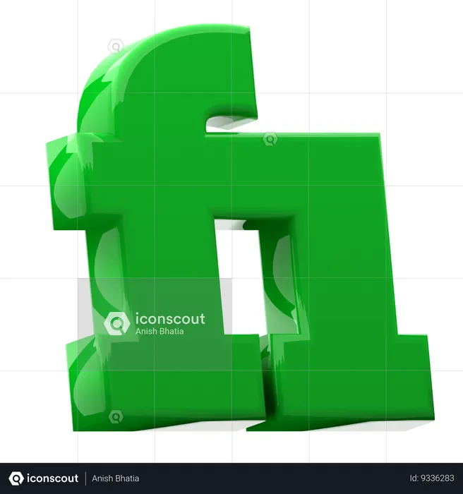 다섯 Logo 3D Icon