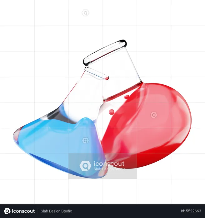 Bouteille de laboratoire  3D Icon