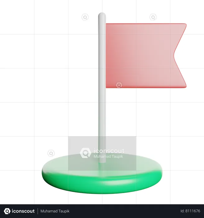 Flag Flag 3D Icon