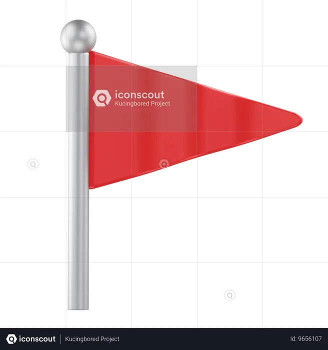 Flag  3D Icon