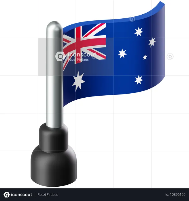 Flag of Australia Flag 3D Icon