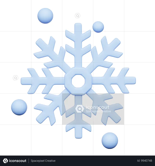 フレーク  3D Icon