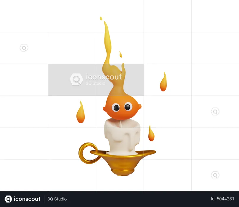 Flame Spirit  3D Icon