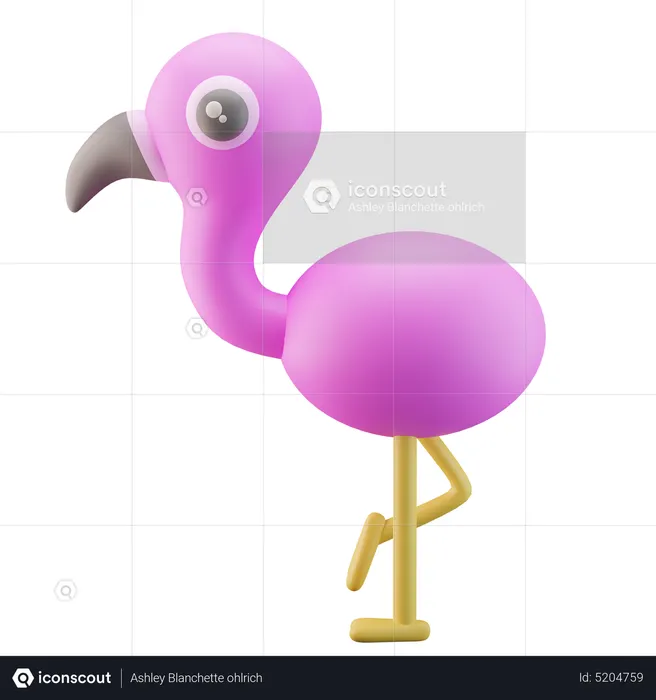 Flamenco  3D Icon