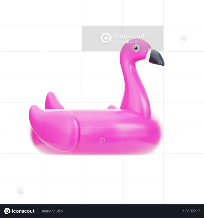 Flamingo Float  3D Icon
