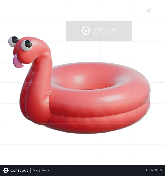 Flamingo Ring  3D Icon
