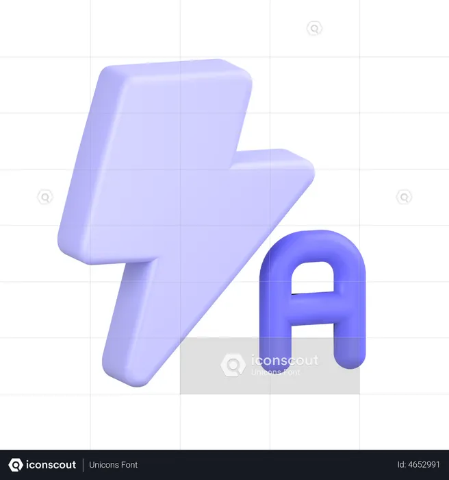 Flash Auto  3D Icon