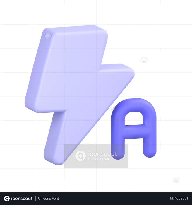 Flash Auto  3D Icon