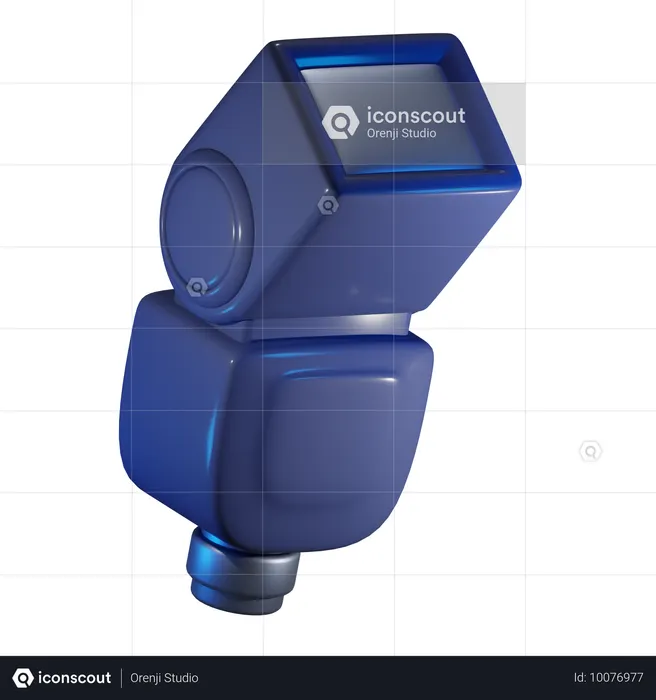 Flash de la cámara  3D Icon