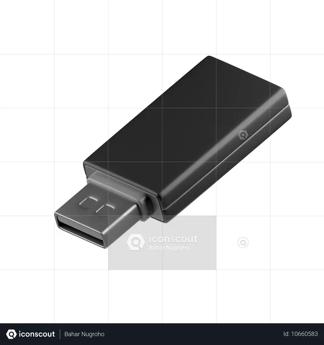 Flash disk  3D Icon