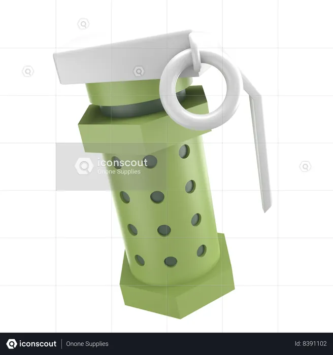 Flash Grenade  3D Icon