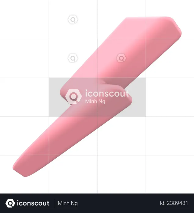 Flash On  3D Icon