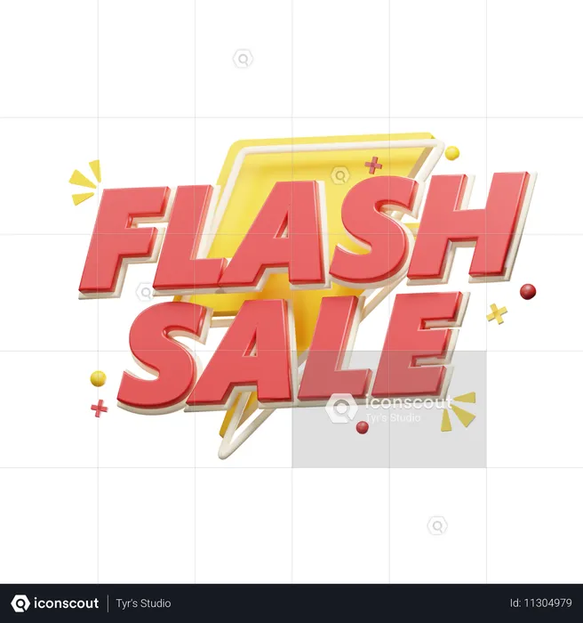 Flash-Sale  3D Icon