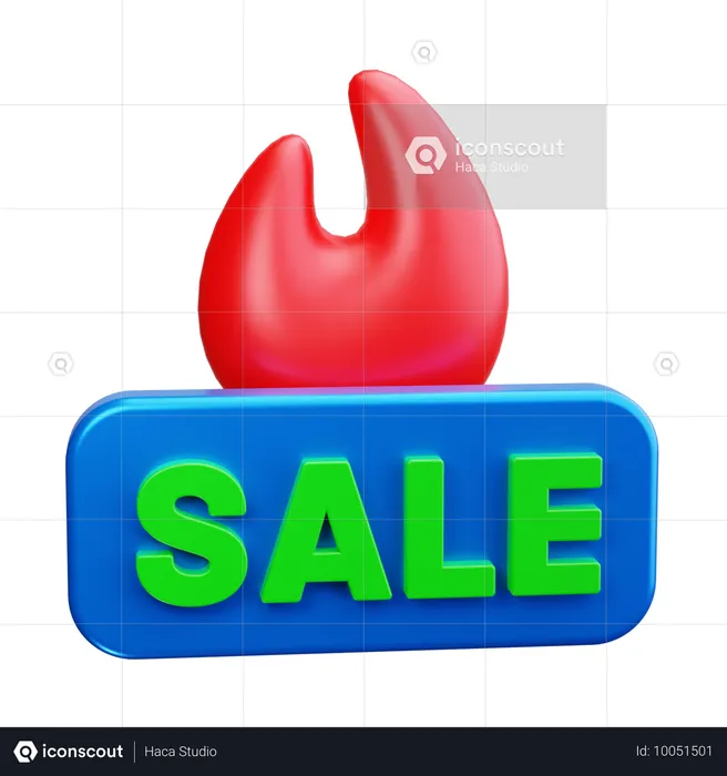 Flash Sale  3D Icon