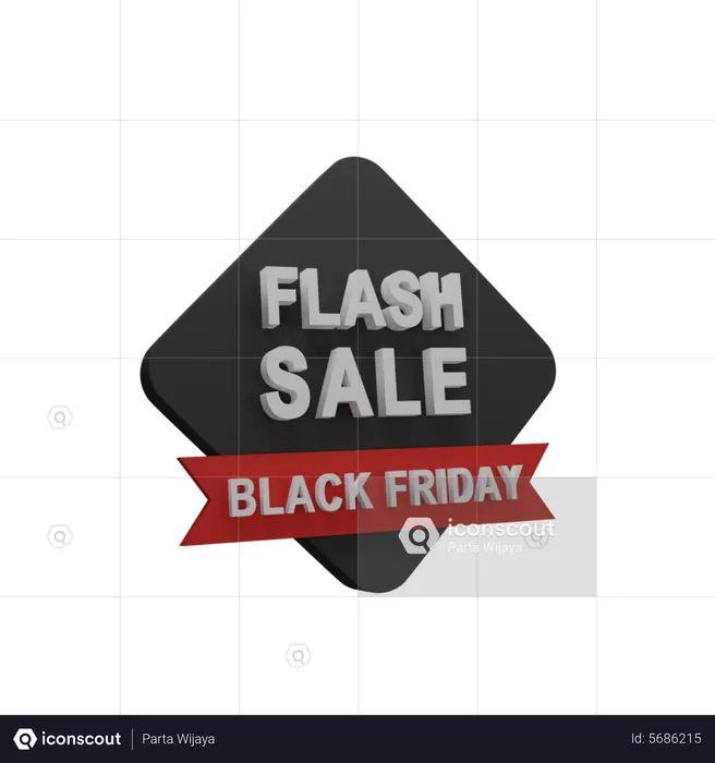 Flash Sale  3D Icon