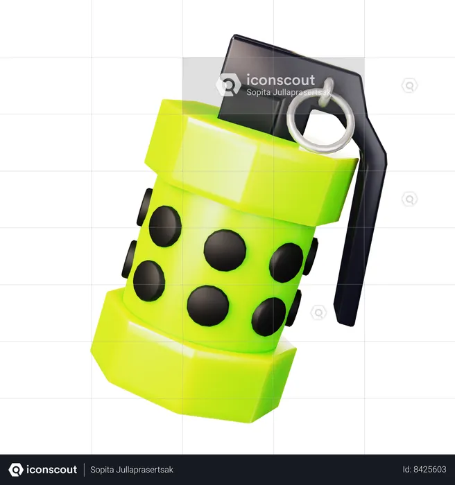 Flashbang Grenade  3D Icon