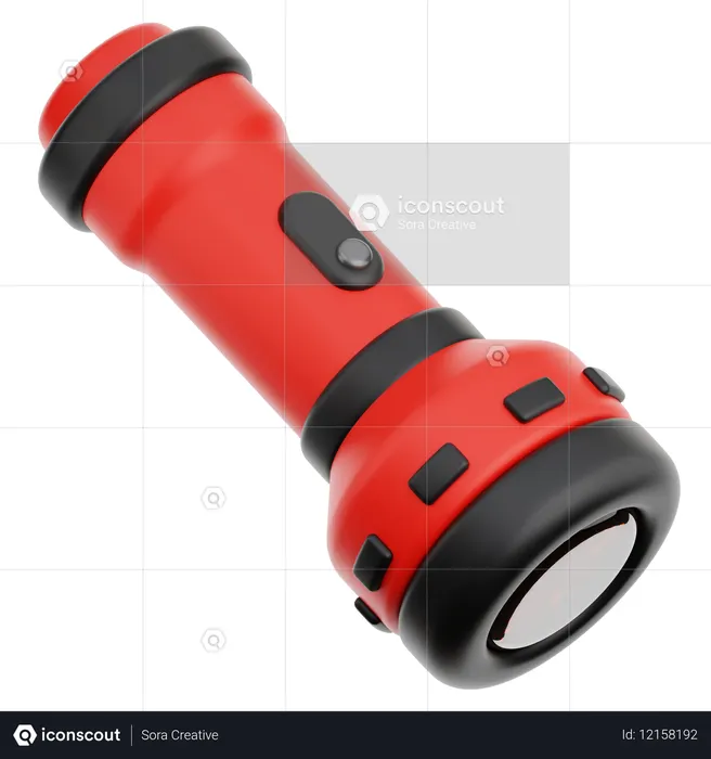 Flashlight  3D Icon
