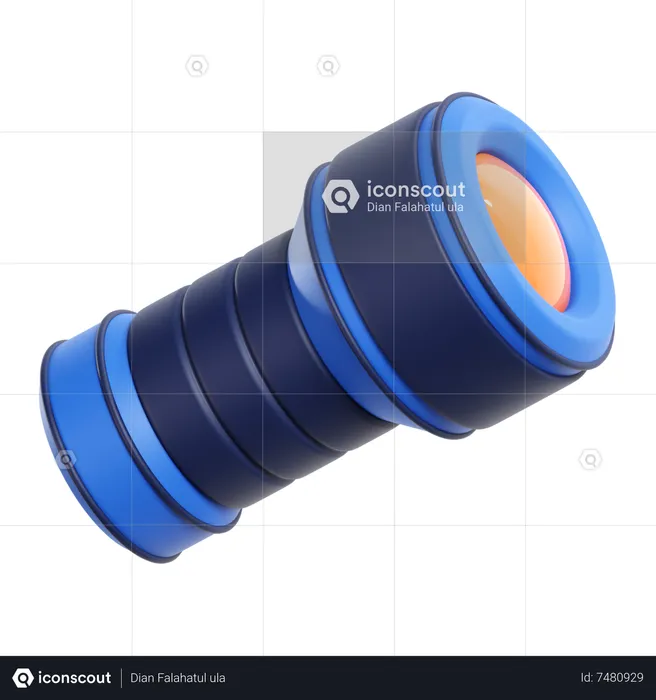 Flashlight  3D Icon