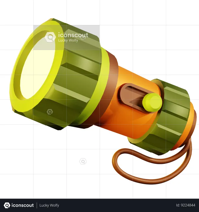 Flashlight  3D Icon