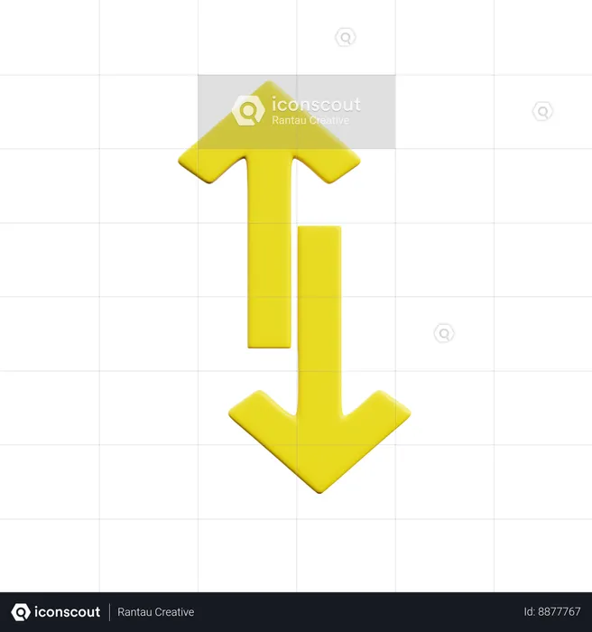 Flecha de intercambio  3D Icon