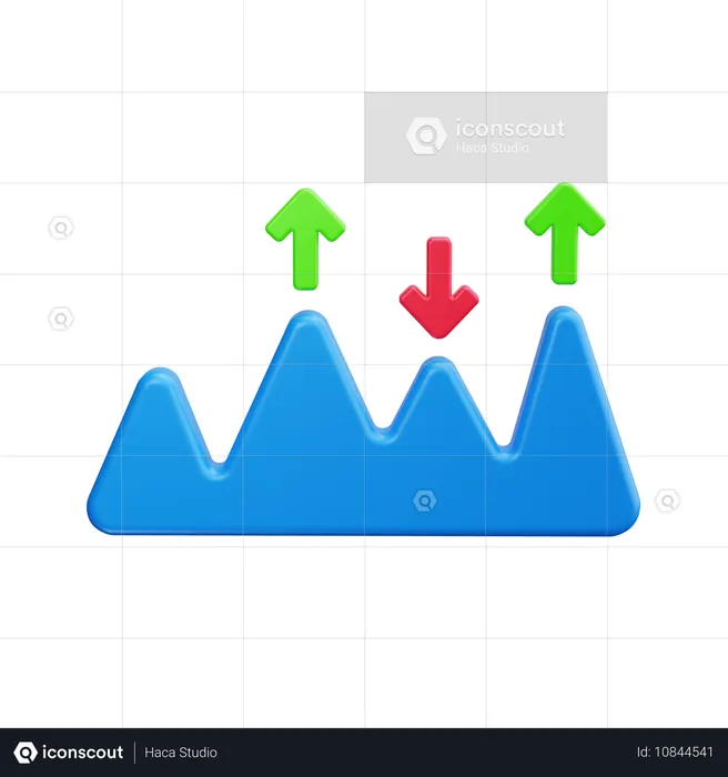 Flèche  3D Icon