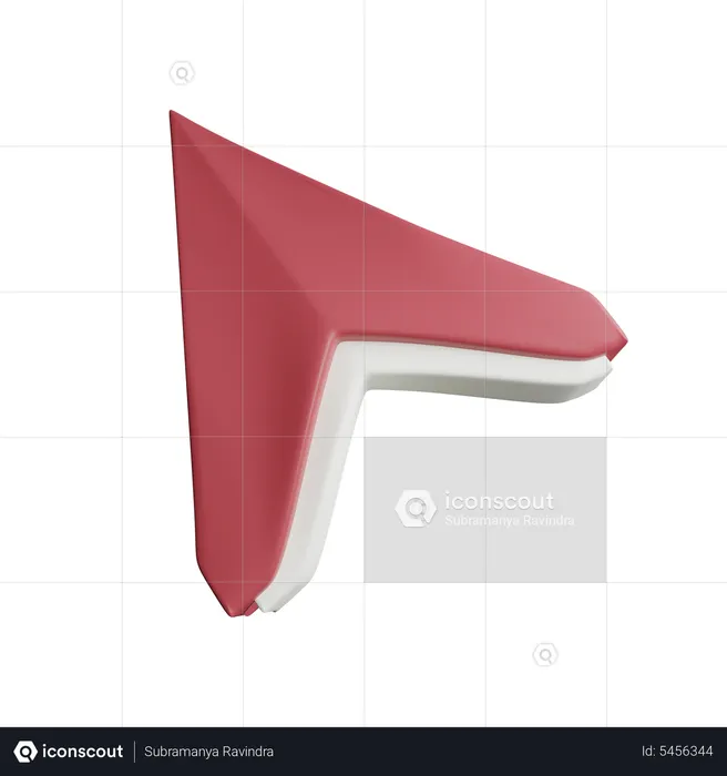 Flèche  3D Icon