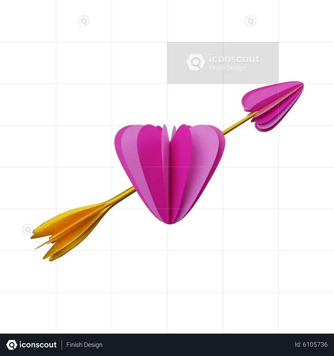 Flèche de Cupidon  3D Icon