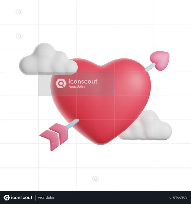 Flèche de Cupidon  3D Icon