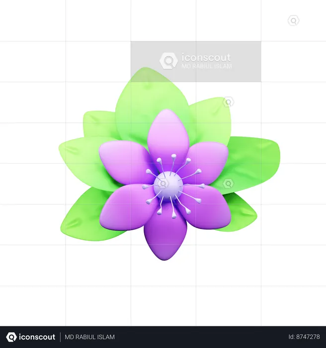 Fleur  3D Icon