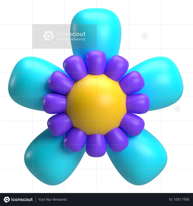 Fleur  3D Icon