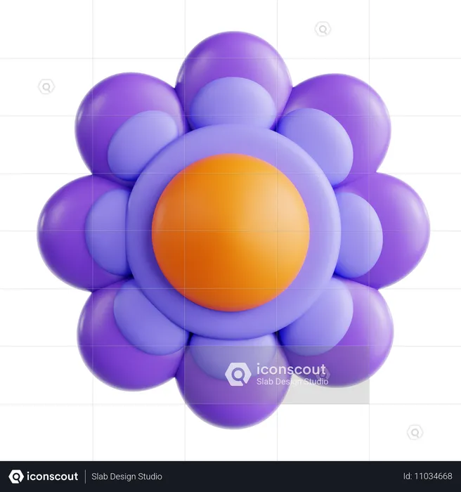 Fleur  3D Icon