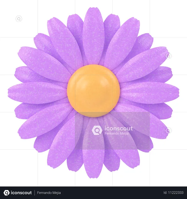 Fleur  3D Icon