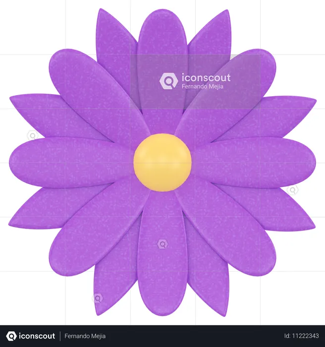 Fleur  3D Icon