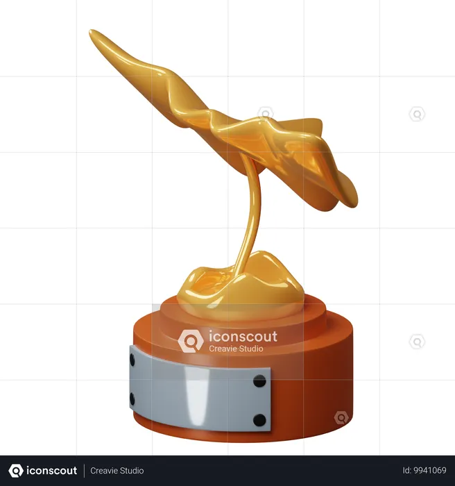 Fliegende Trophäe  3D Icon